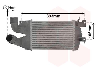 VAN WEZEL Kompressoriõhu radiaator 37004584